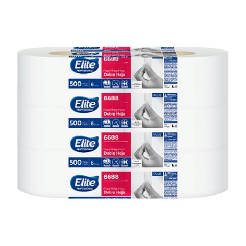 PAPEL HIGIÈNICO ELITE 6 ROLLOS DE 500 MTS  6688