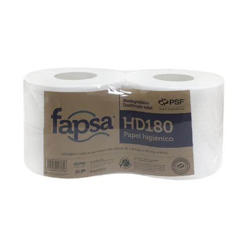 PAPEL HIGIÈNICO FAPSA 4 ROLLOS PSF PRO 180 MTS  HB03319