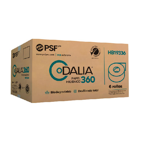 PAPEL HIGIÈNICO DALIA 360 PSF 6 ROLLOS PRO  HB19336 