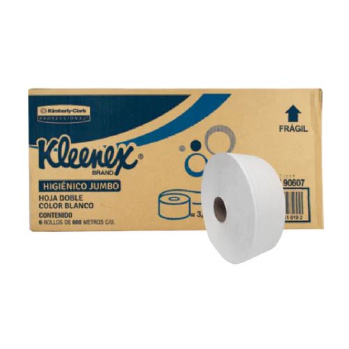 PAPEL HIGIÈNICO KLEENEX JUMBO SR. 600 METROS 6 ROLLOS KC  KLEENEX-02-00