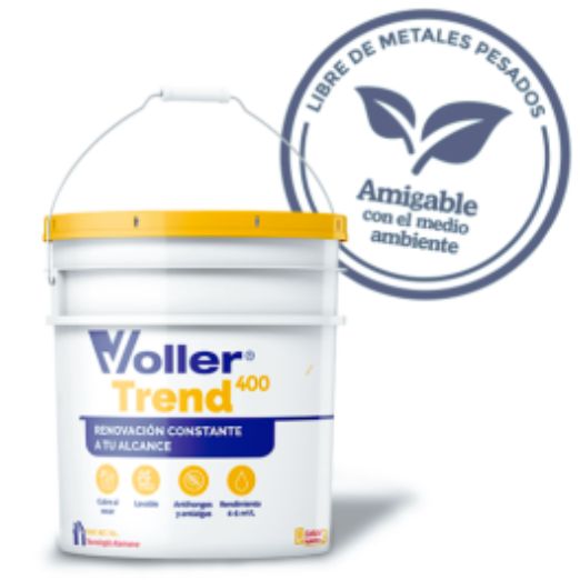 PINTURA VOLLER TREND 400 DE 19 LITROS