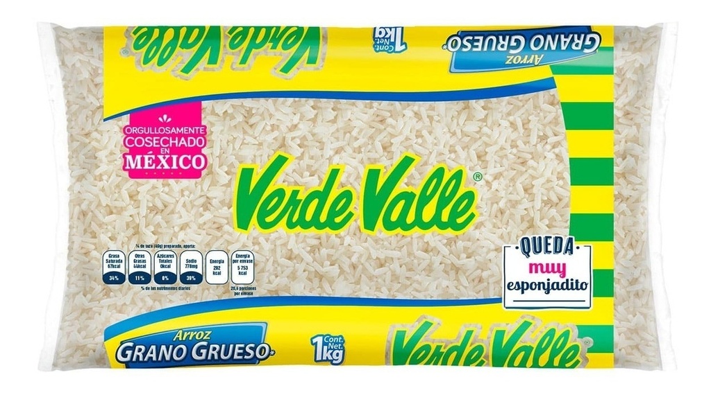 ARROZ VERDE VALLE 1K