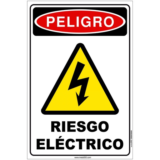 SEÑALAMIENTO RIESGO ELÉCTRICO 